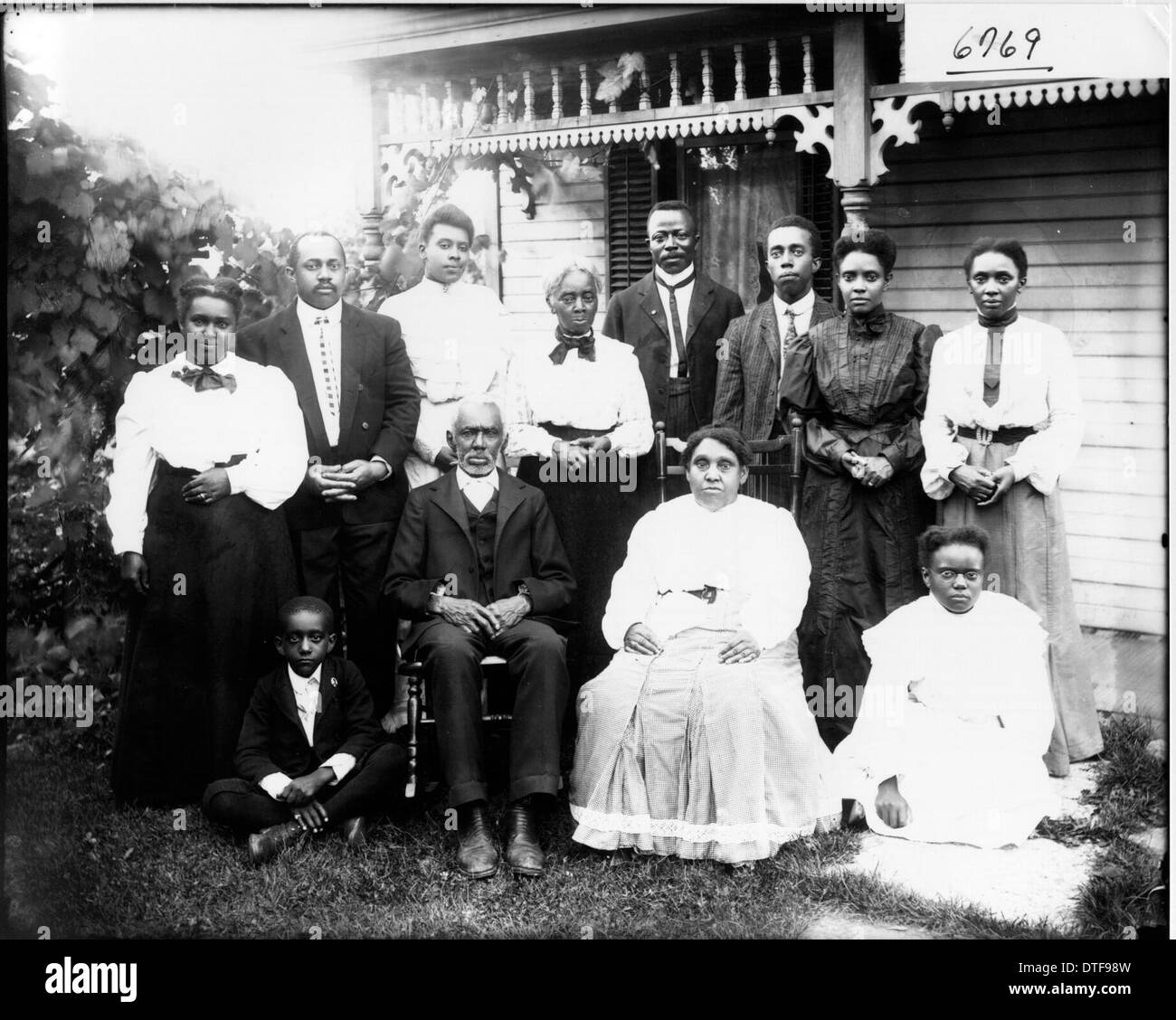 John Hastings family 1905 Stock Photo - Alamy