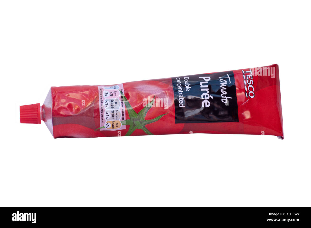 Tube Of Tesco Tomato Puree Stock Photo Alamy