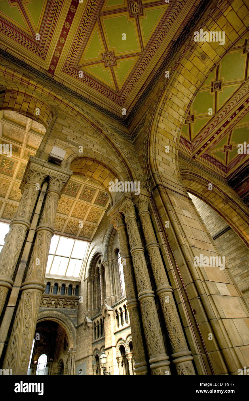 Architectural features of the Main Hall Stock Photo