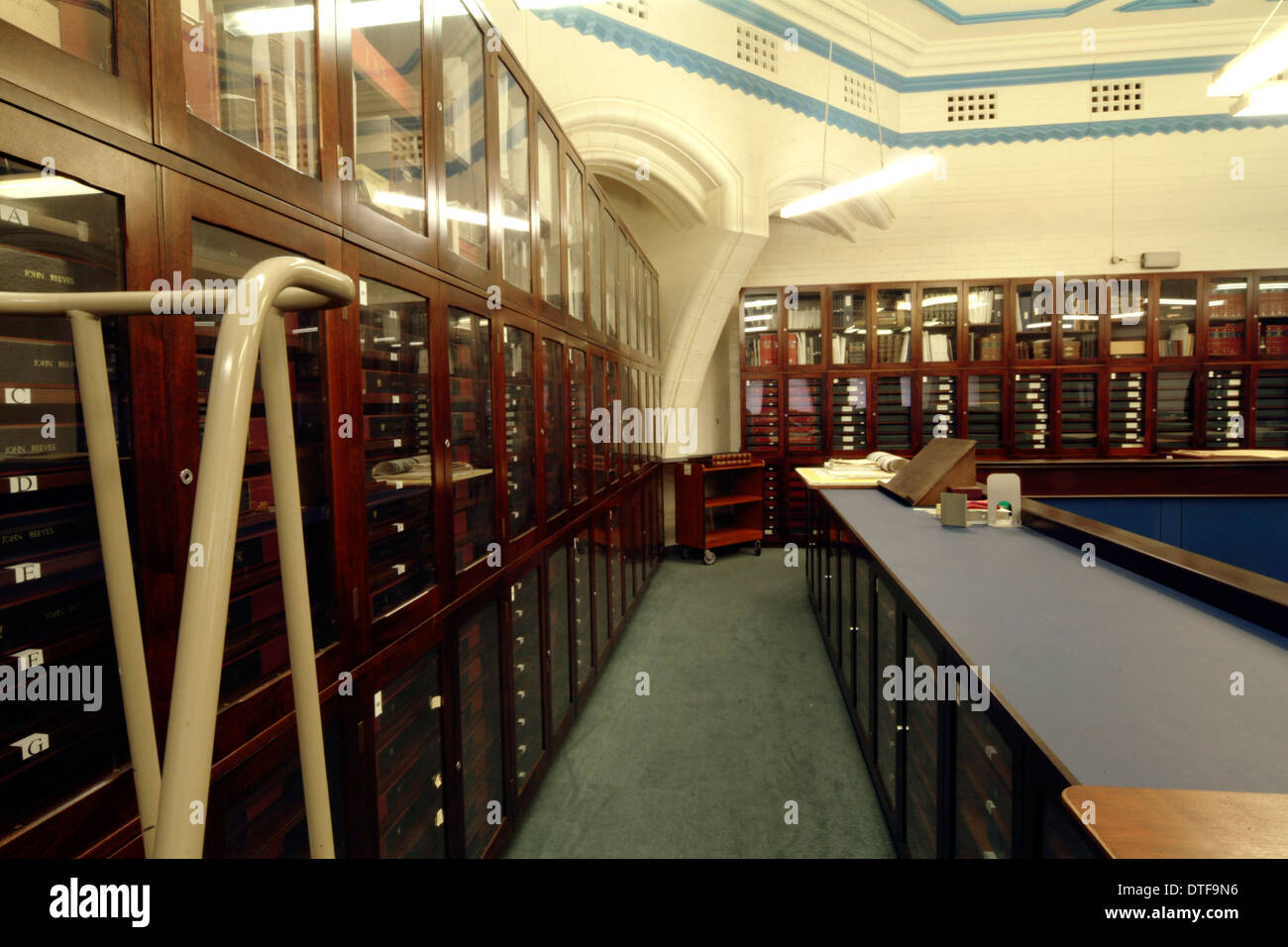 The Botany Library Special Collections Room Stock Photo Alamy