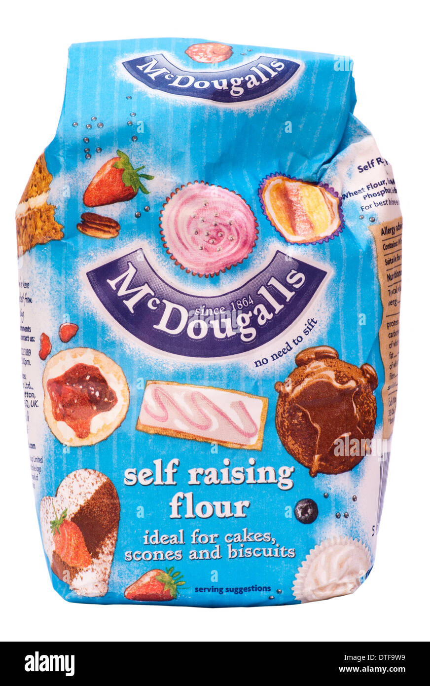 McDougalls Self Raising Flour Stock Photo