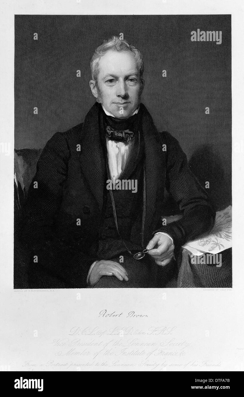 Robert Brown (1773-1858) Stock Photo