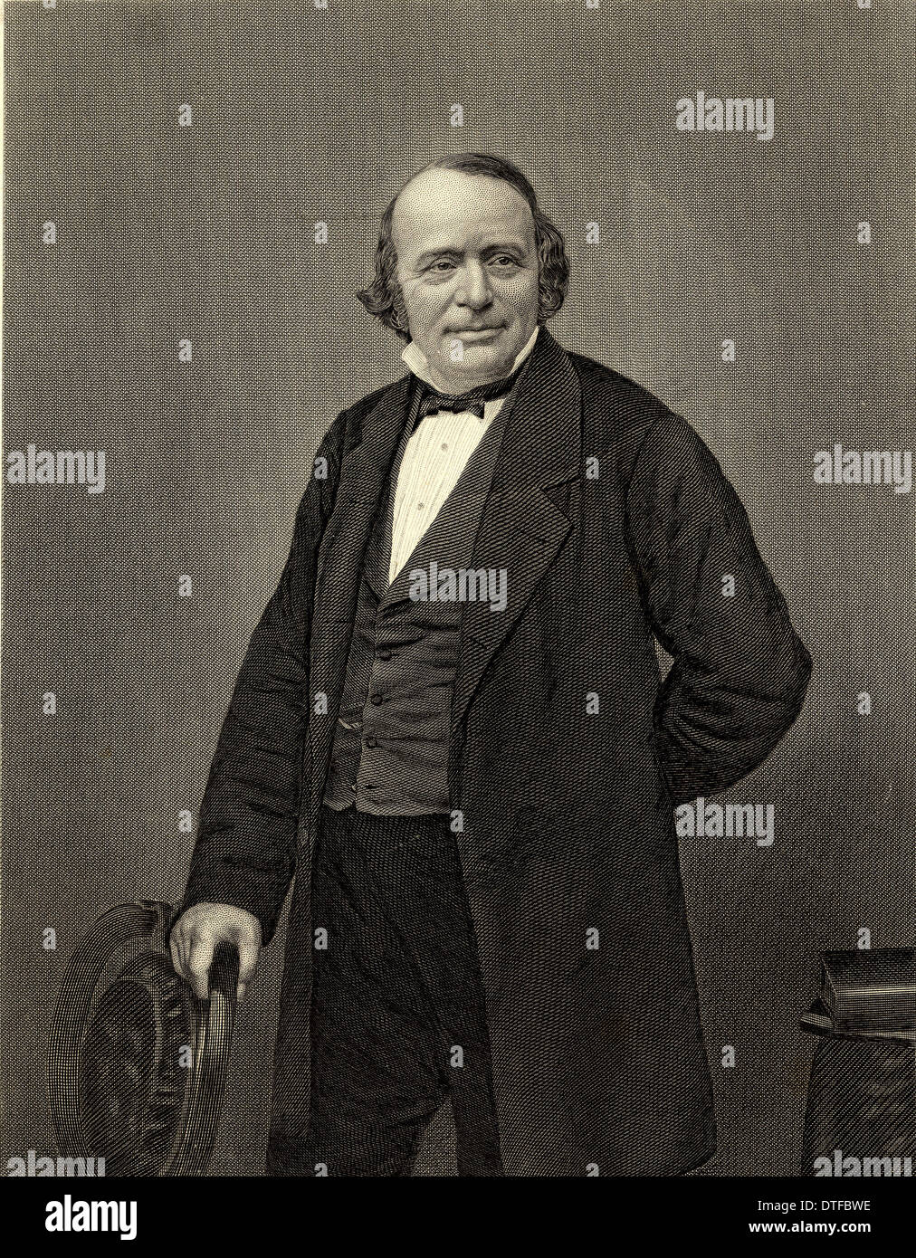 Jean Louis Rodolphe Agassiz (1807-1872) Stock Photo