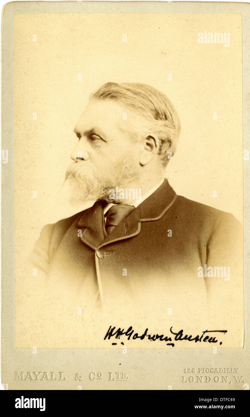 Godwin Henry Haversham Austen (1834-1923) Stock Photo