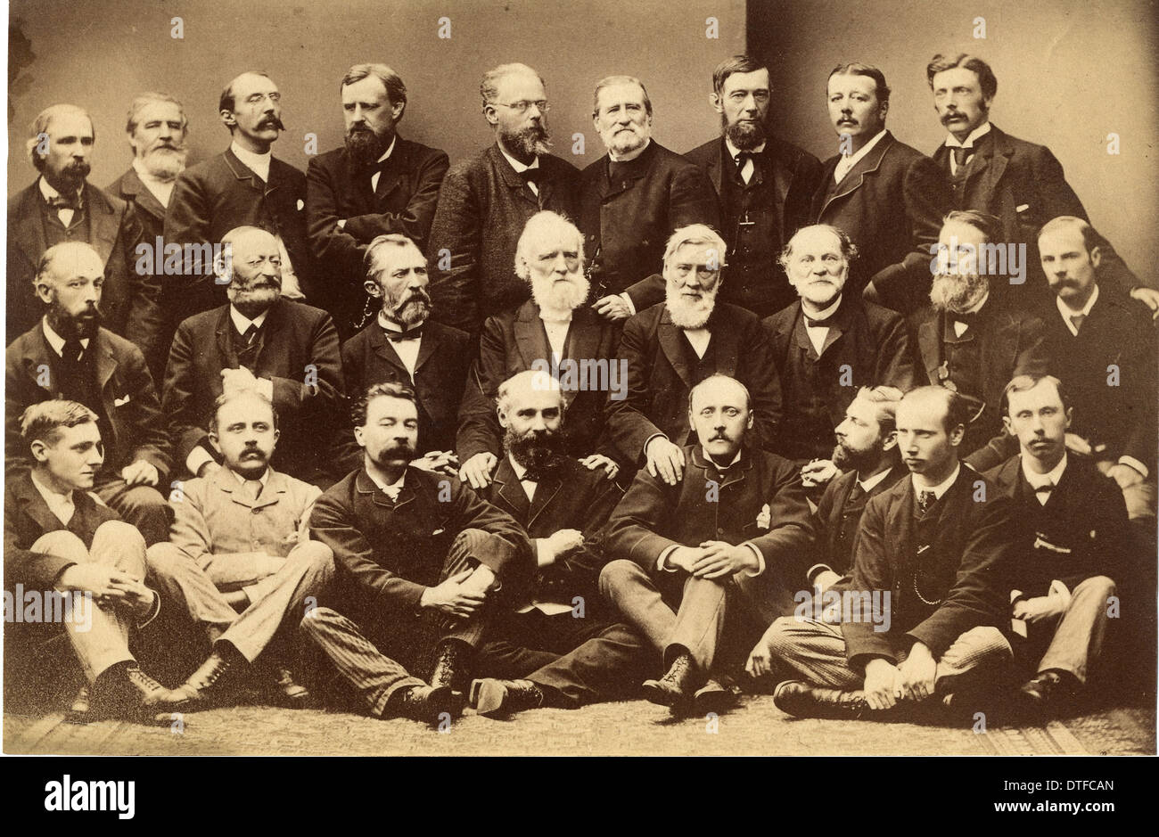 British Association, 1887 Stock Photo