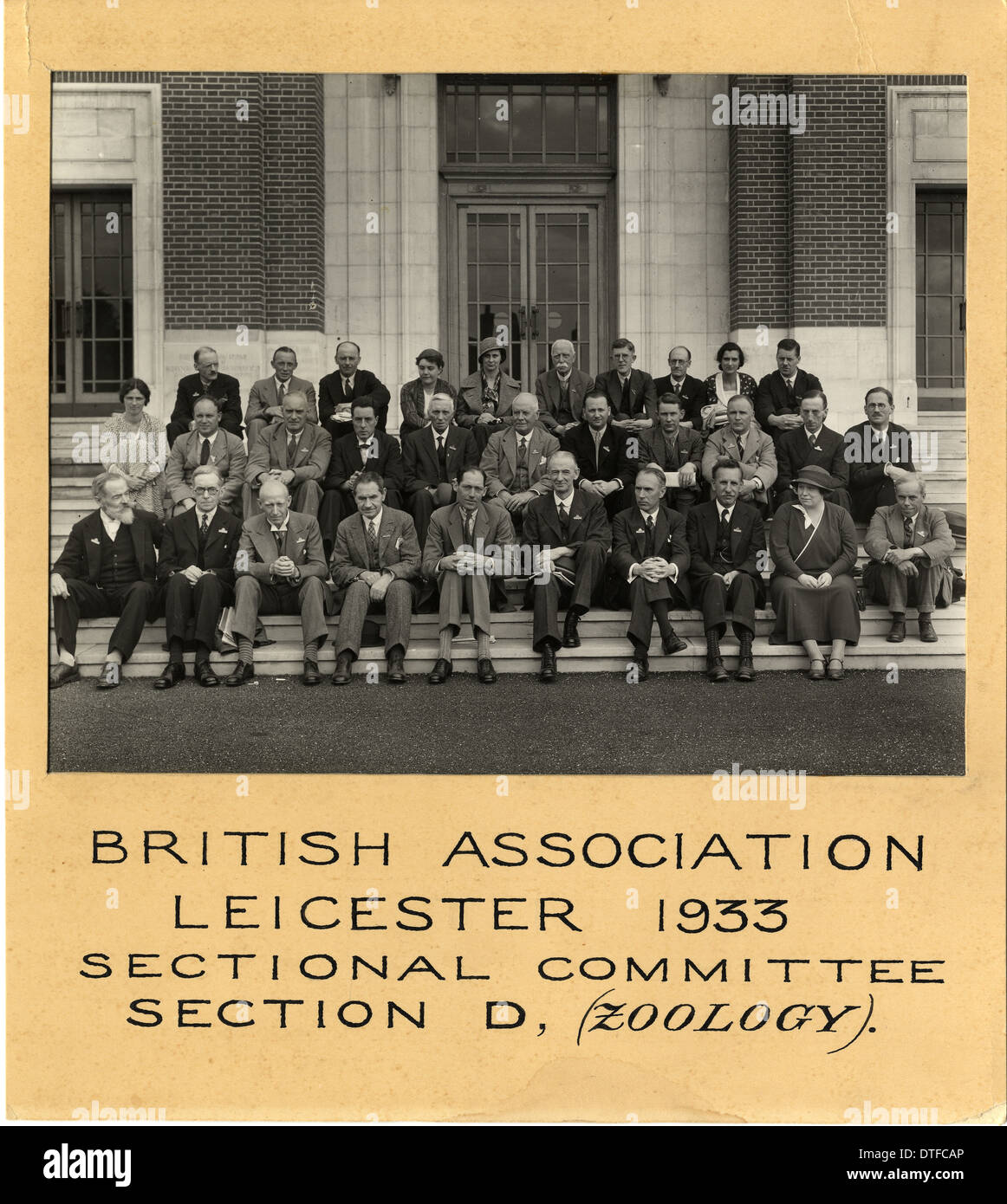 British Assciation, 1933 Stock Photo