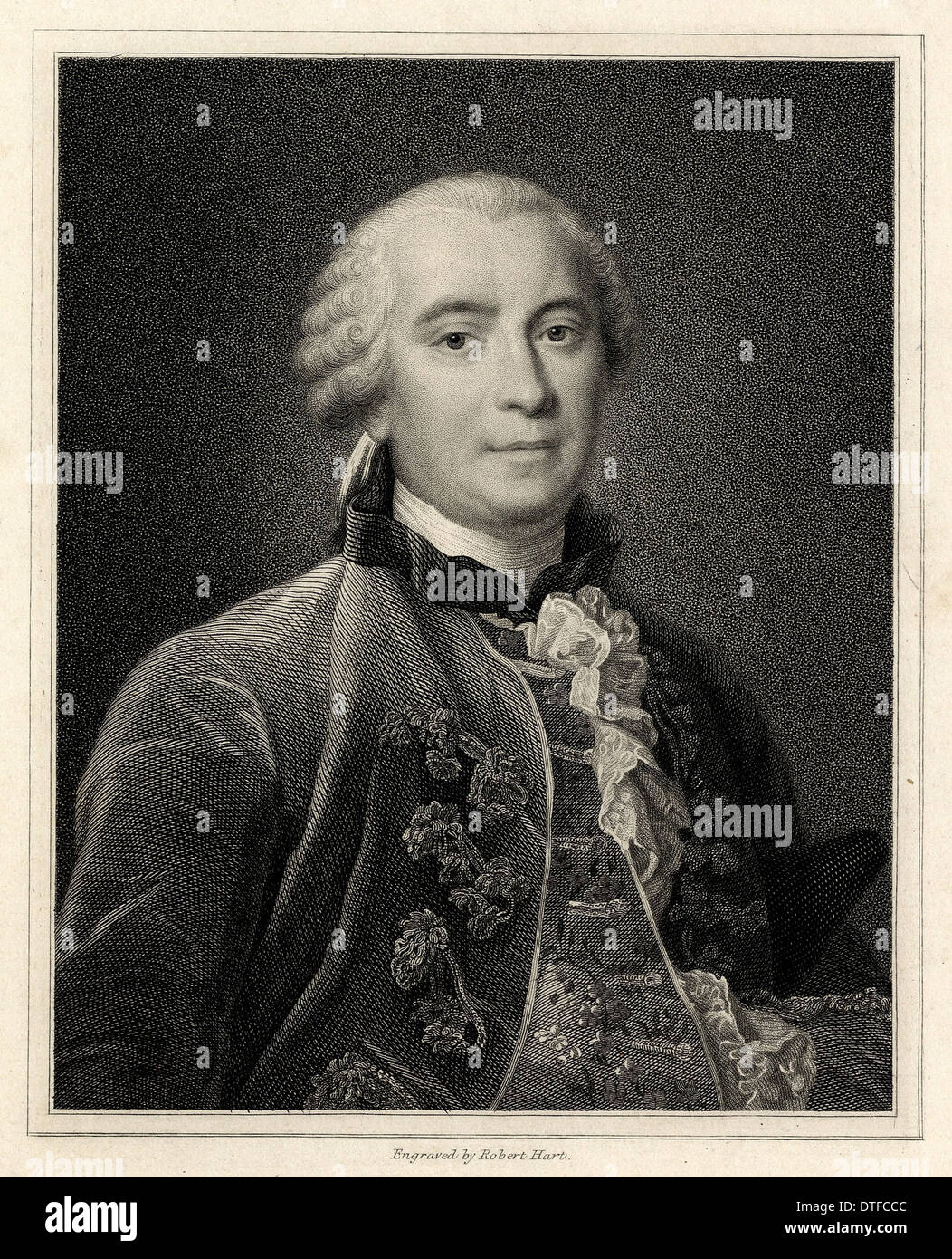 Georges-Louis Leclerc, Comte de Buffon (1707-1788) Stock Photo