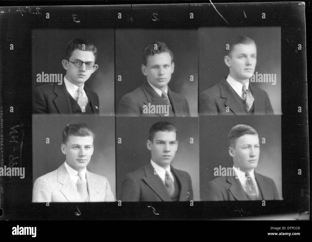 McGuffey High School yearbook portraits 1935 Stock Photo Alamy