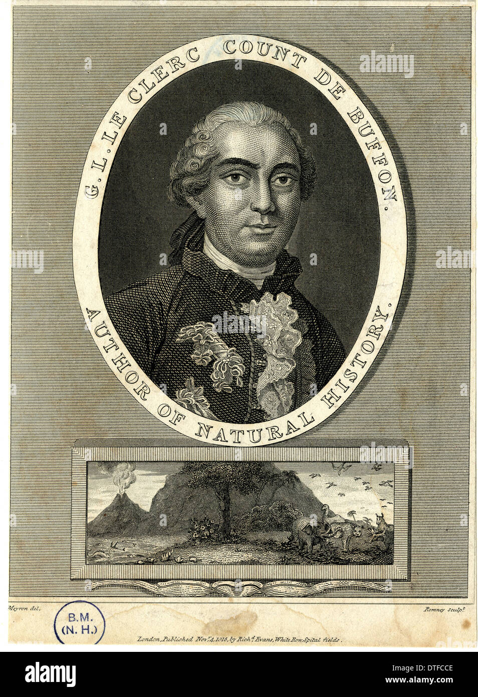 Georges-Louis Leclerc, Comte de Buffon (1707-1788) Stock Photo