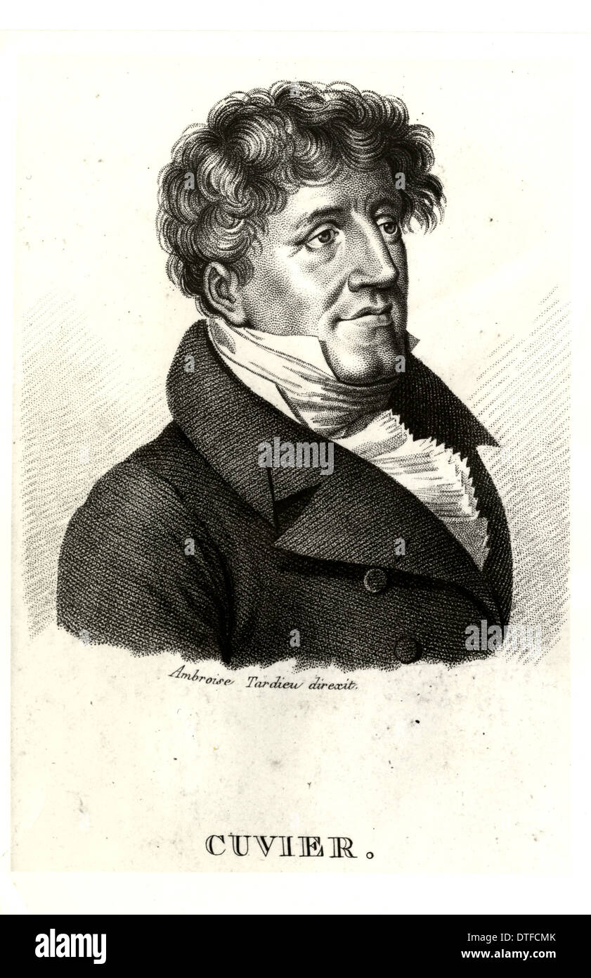 Baron Georges Cuvier (1769-1832) Stock Photo