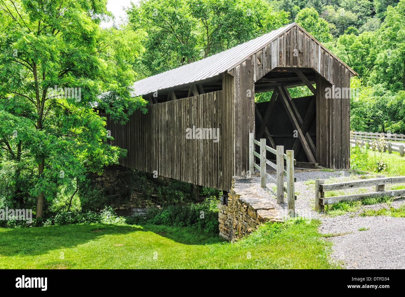 Locust Creek Covered Bridge, Denmar Road, Hillsboro, West Virginia ...