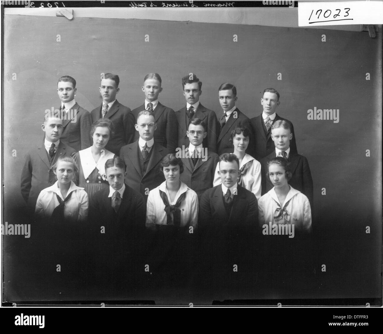 Miami Student newspaper staff 1917 Stock Photo Alamy