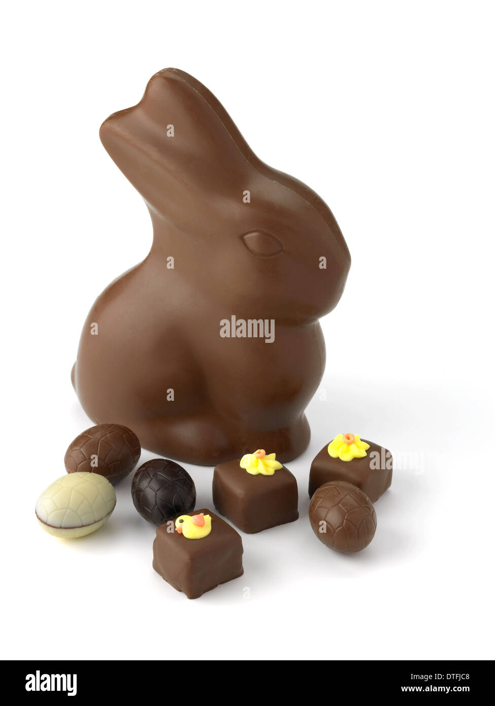 chocolate easter bunny Stock Photo Alamy