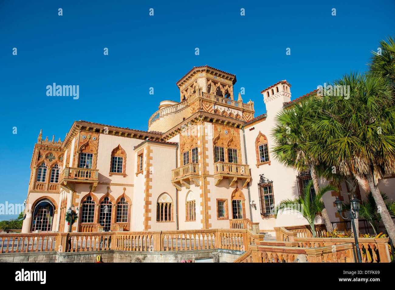 USA Florida FL Sarasota John Ringling Ca’ d’Zan style palace