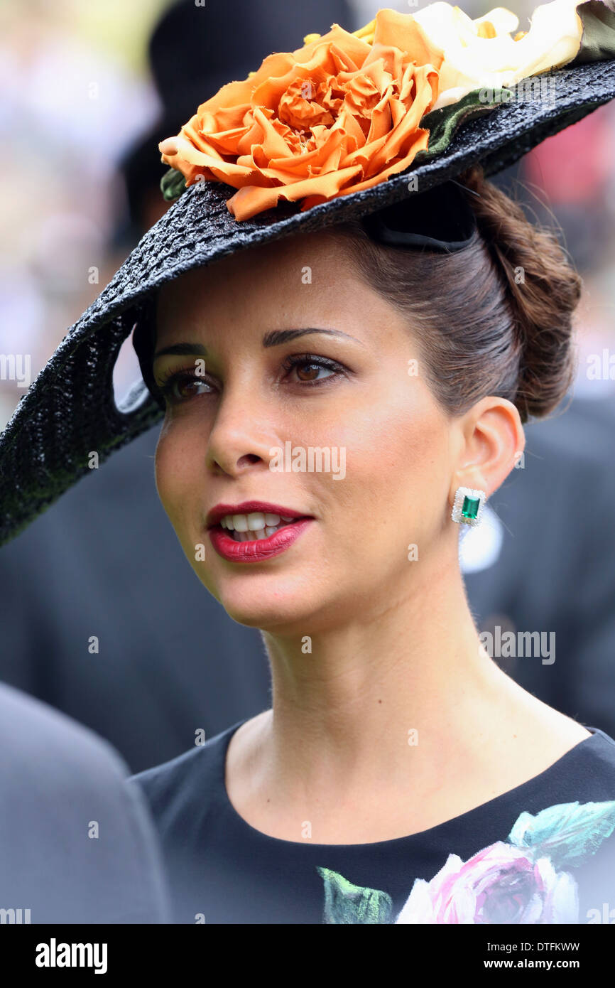 Ascot, United Kingdom, Princess Haya Bint Al Hussein Stock Photo