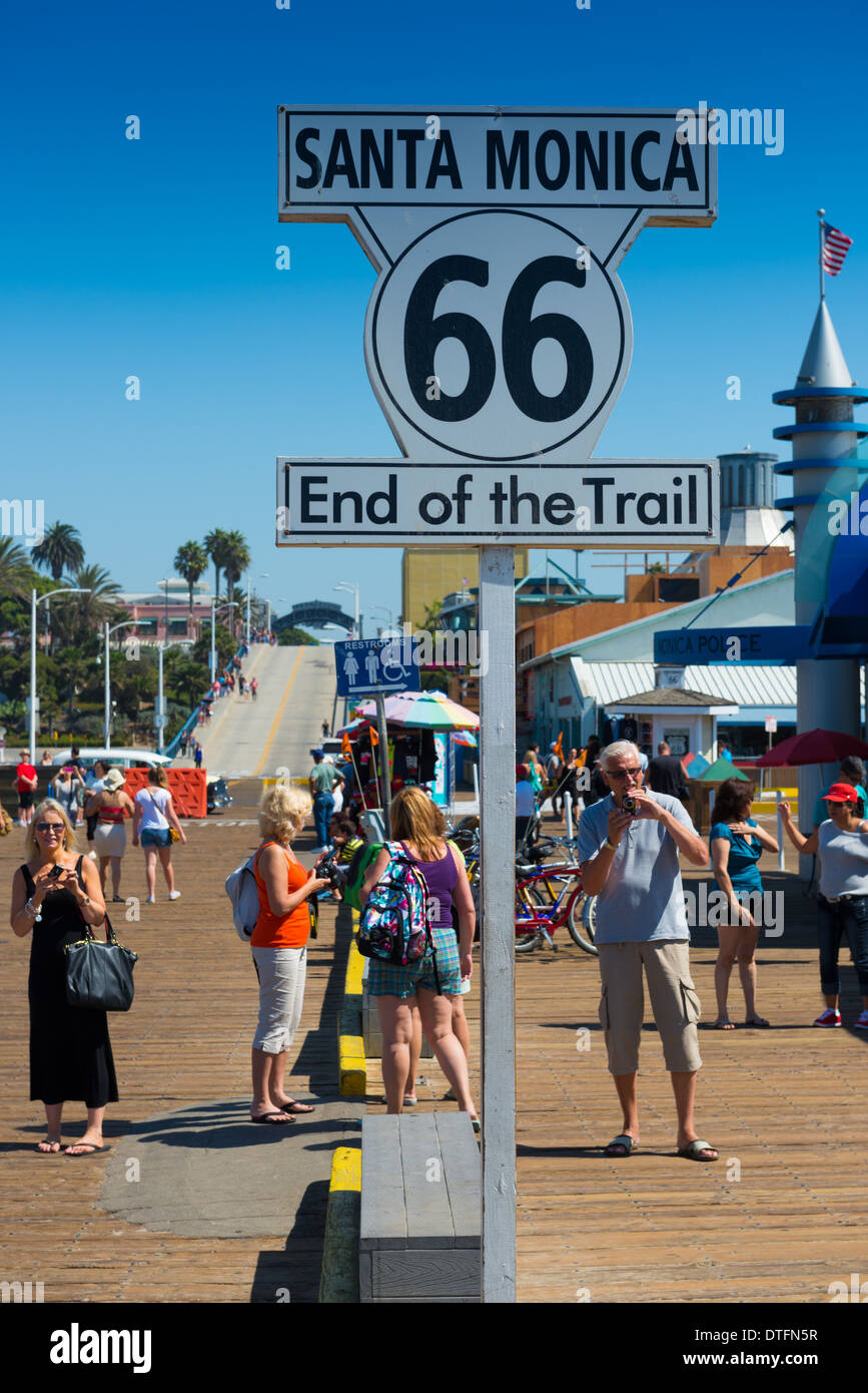 Route 66 End Of The Trail Sign In Santa Monica California Usa Stock Photo Alamy Route 66 End Of The Trail Sign In Santa Monica California Usa Stock Photo Alamy