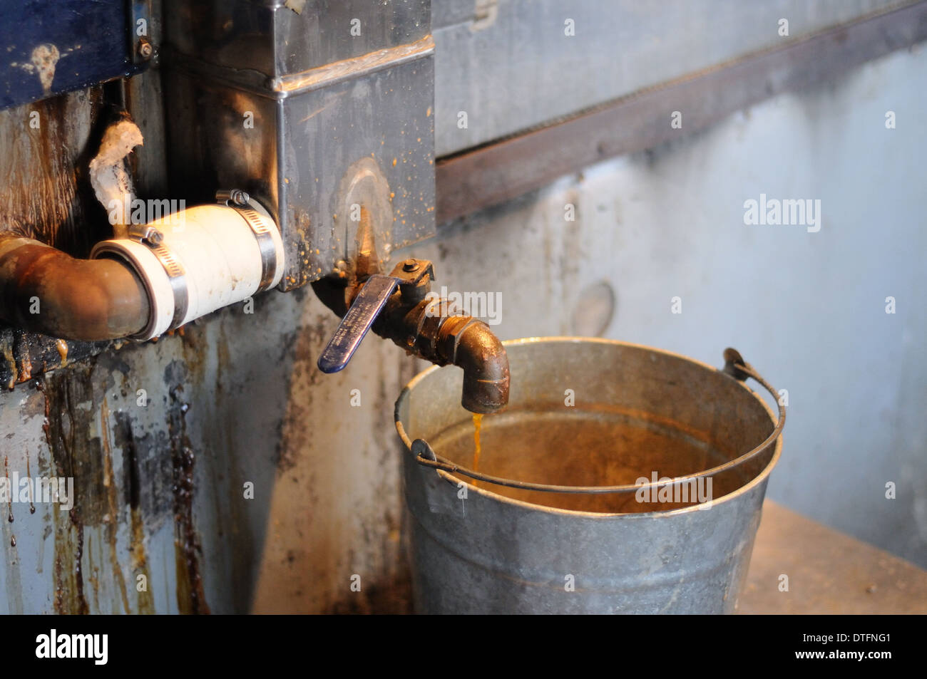 Industrial equipment used to make Vermont maple syrup Stock Photo Alamy