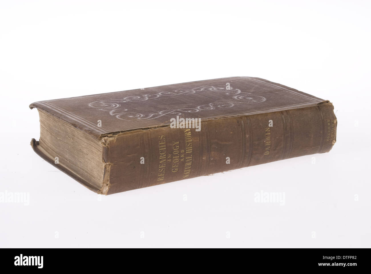 Journal of Researches in Geology and Natural history Stock Photo