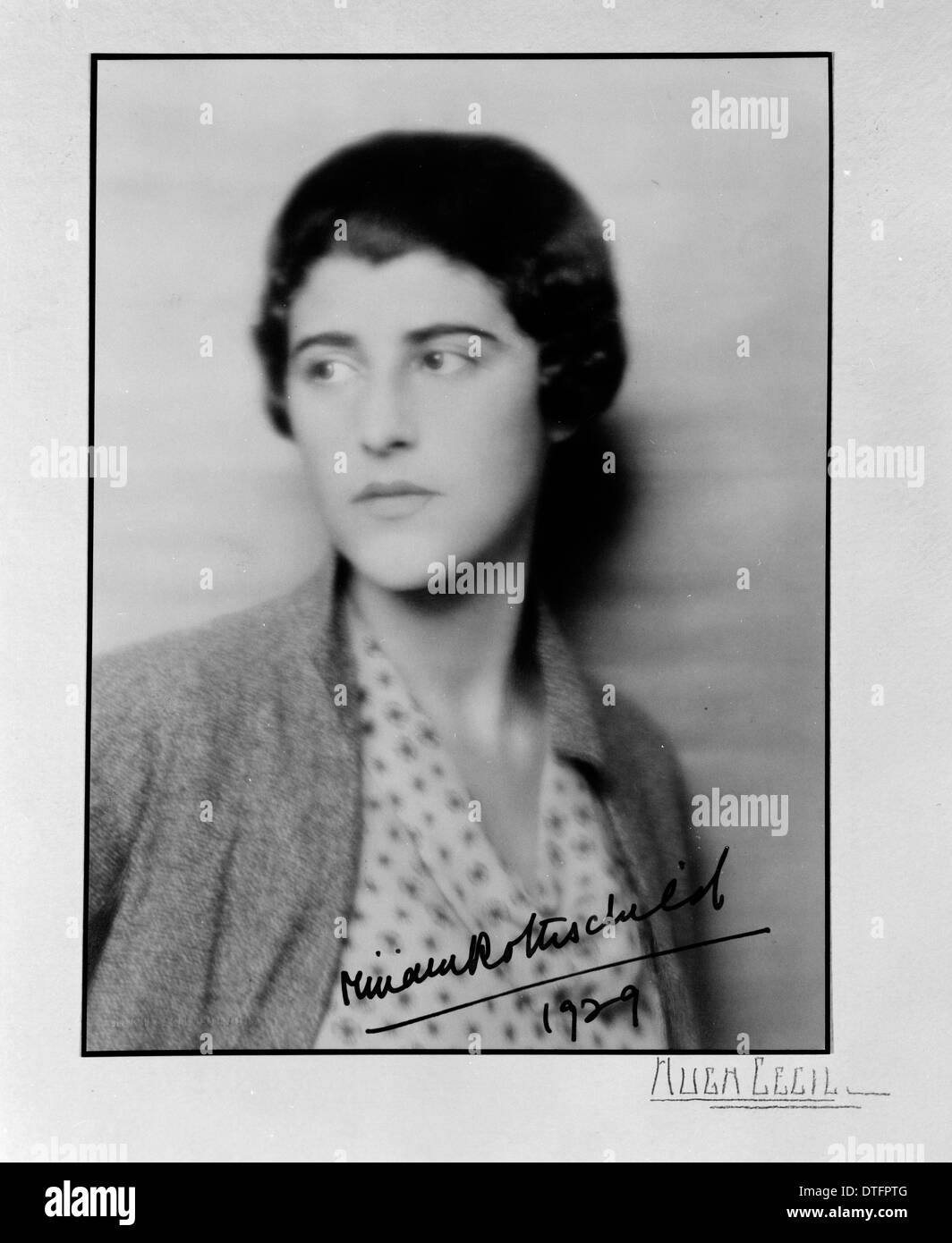 Miriam Rothschild (1908-2005) Stock Photo
