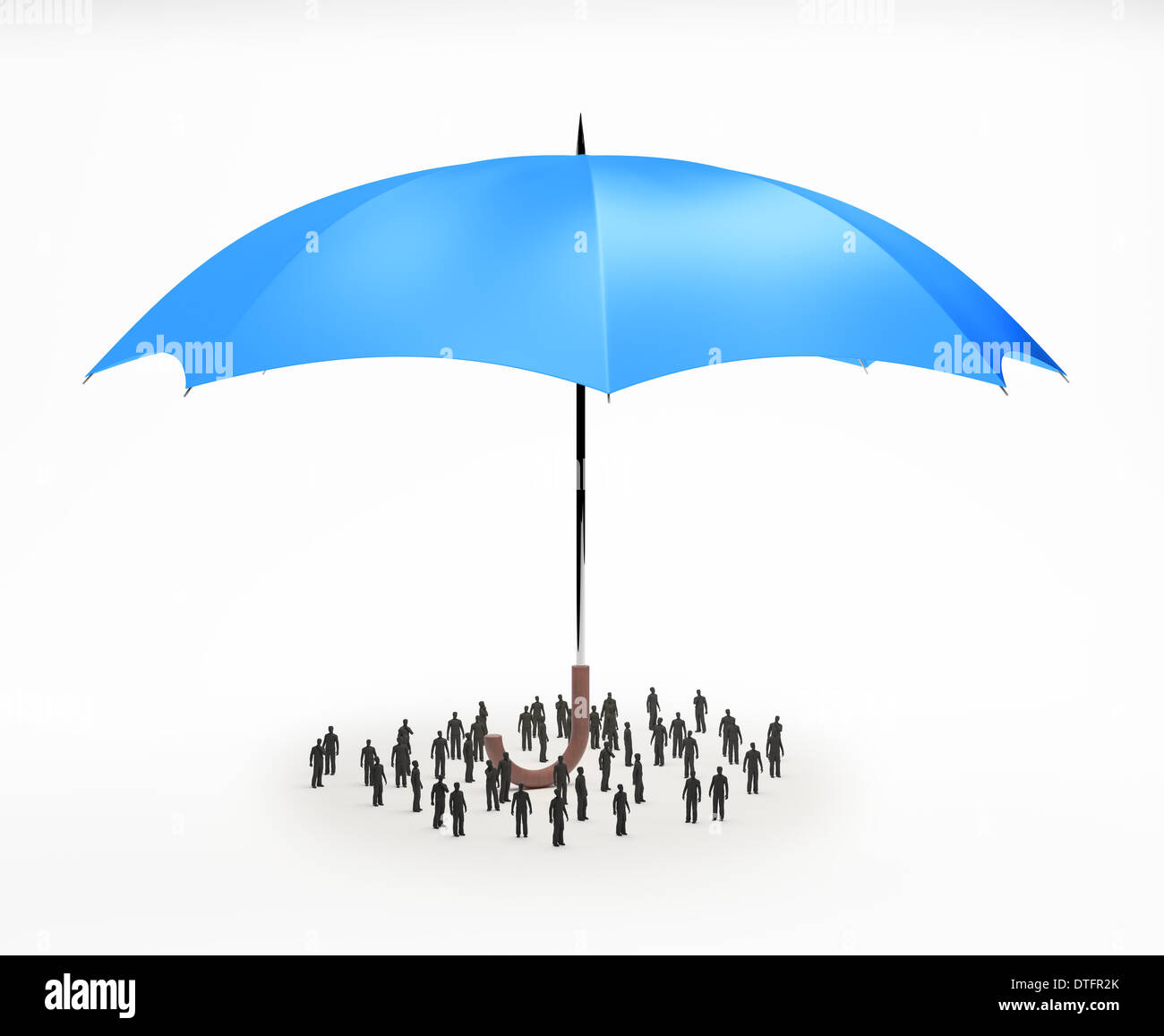 Crowd under umbrella hires stock photography and images Alamy