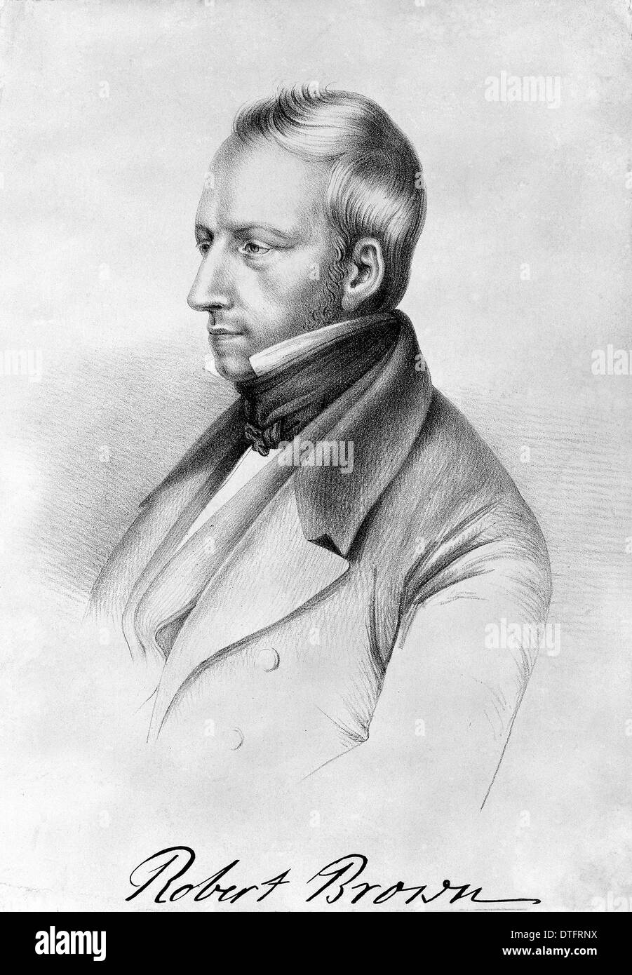 Robert Brown (1773-1858) Stock Photo
