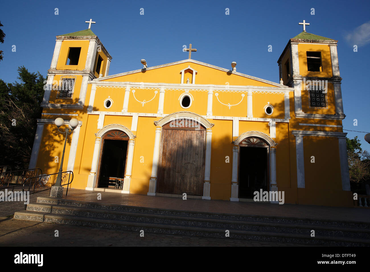 Church, Moyogalpa, Ometepe Island Nicaragua Stock Photo