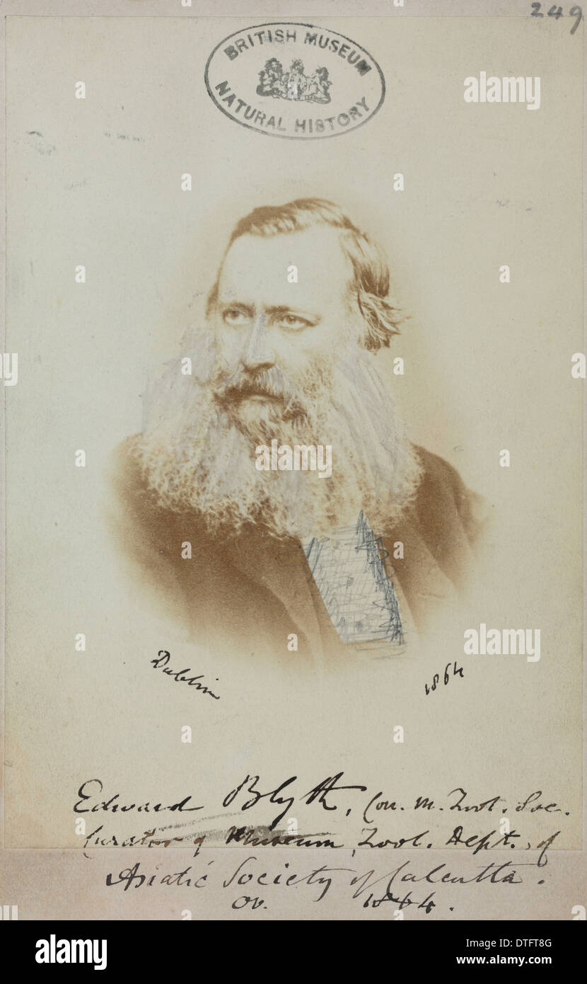 Edward Blyth (1810-1873) Stock Photo