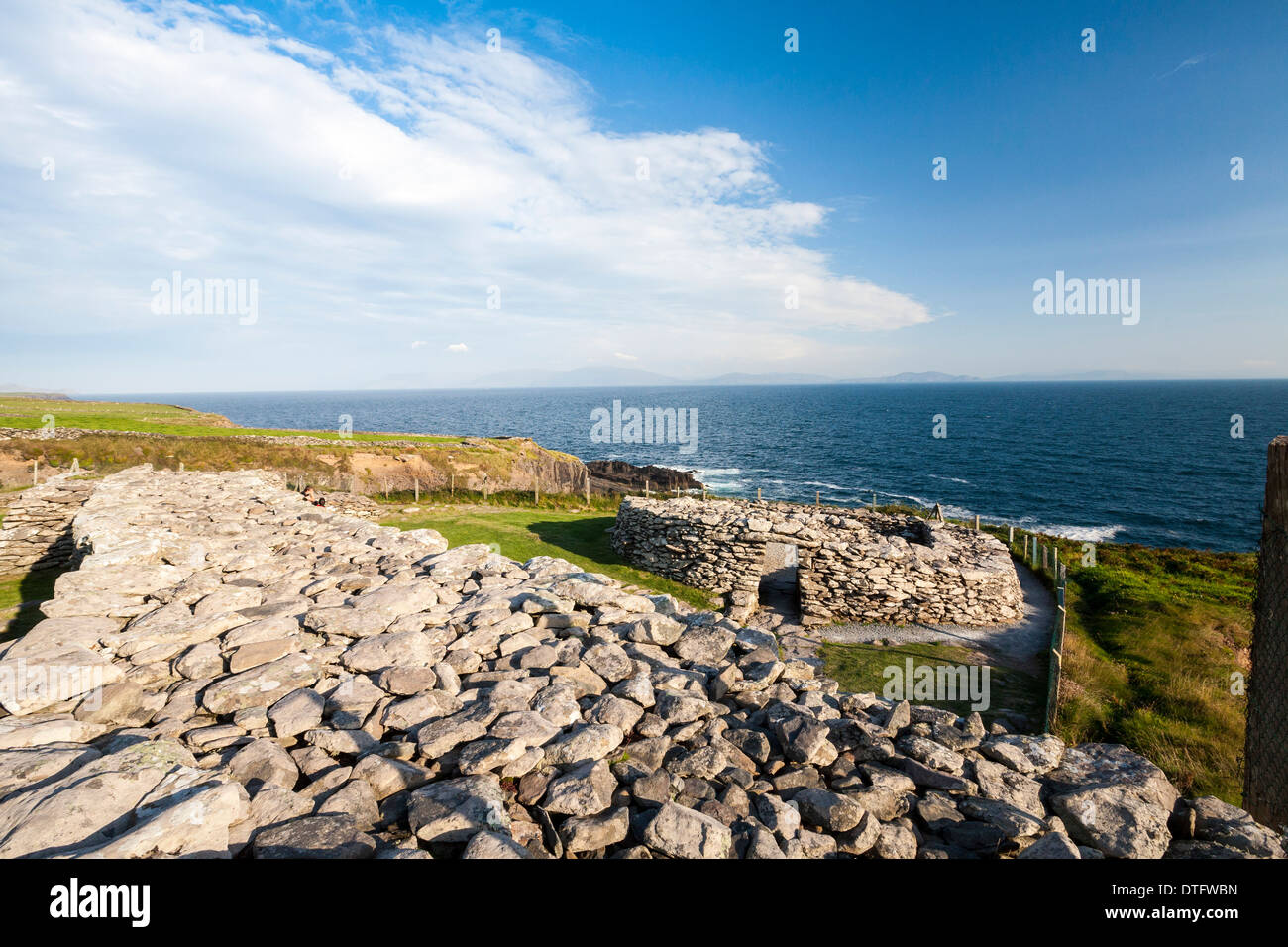 Dun Beag Fort County Kerry Ireland Stock Photo