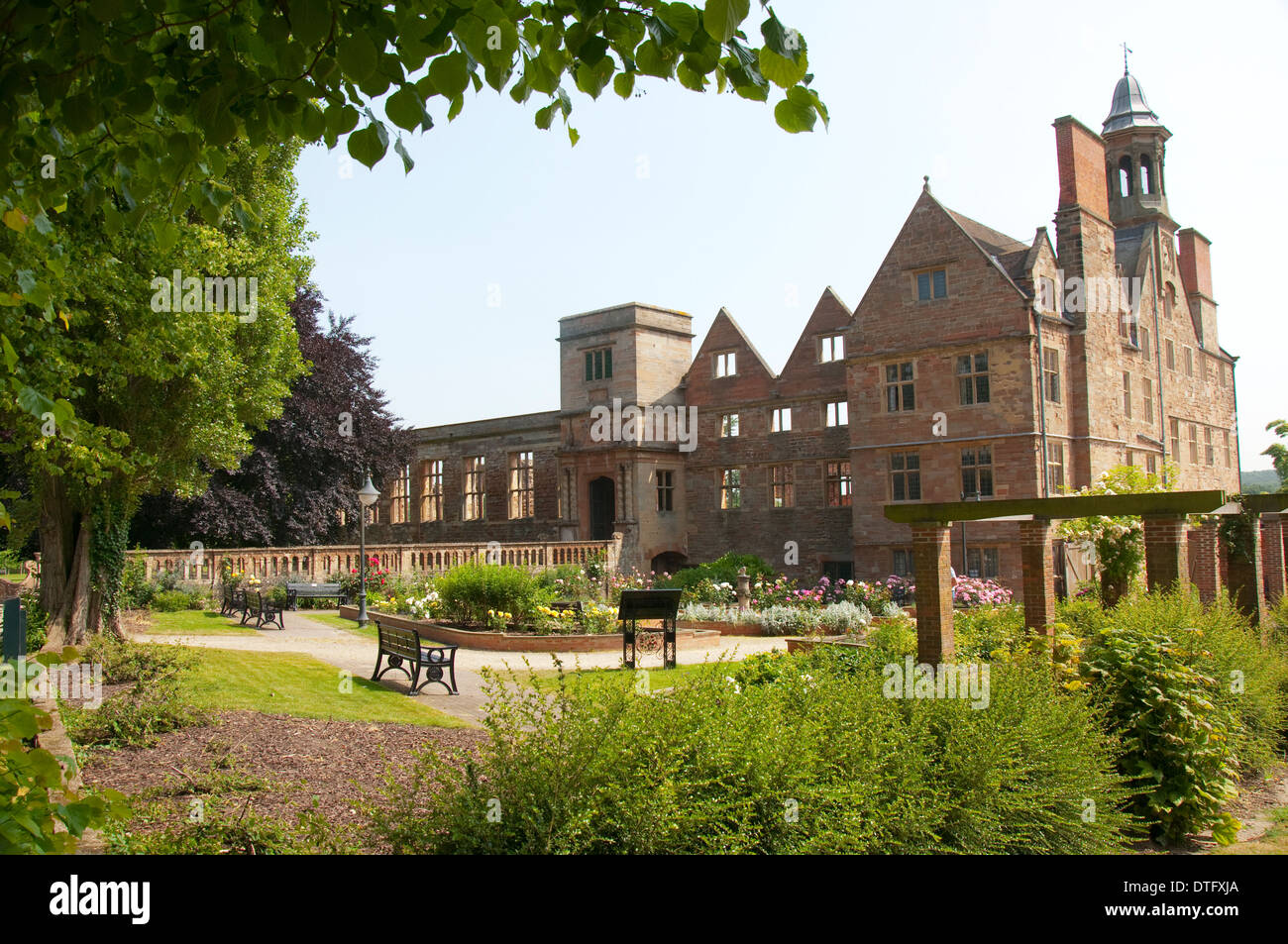 Rufford Abbey, off the A614 in Nottinghamshire England UK Stock Photo