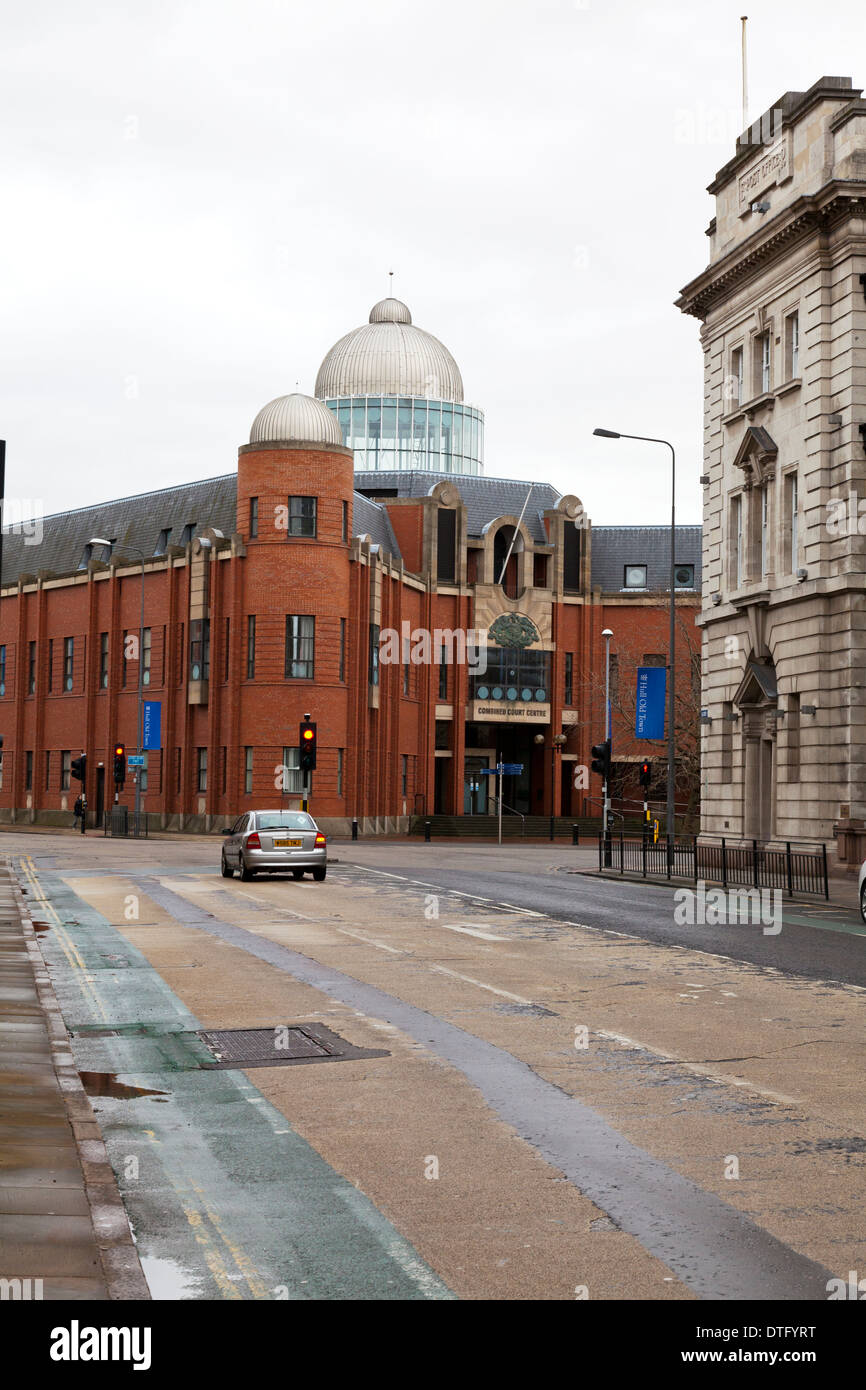 Hull Crown Court and Combined Centre building Kingston upon Hull, East Riding, Yorkshire, UK