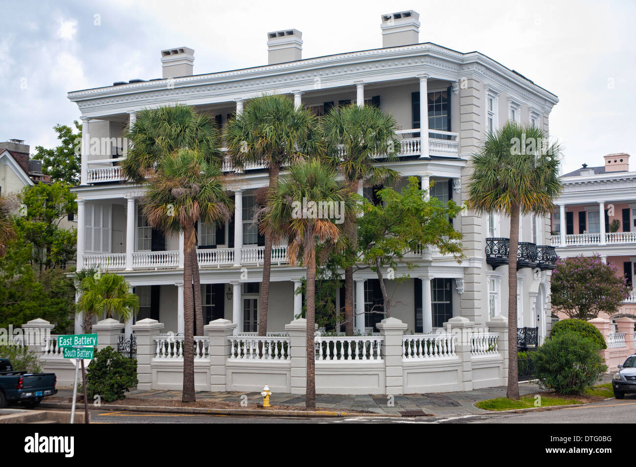 Historic Mansions in Charleston, South Carolina Stock Photo Alamy