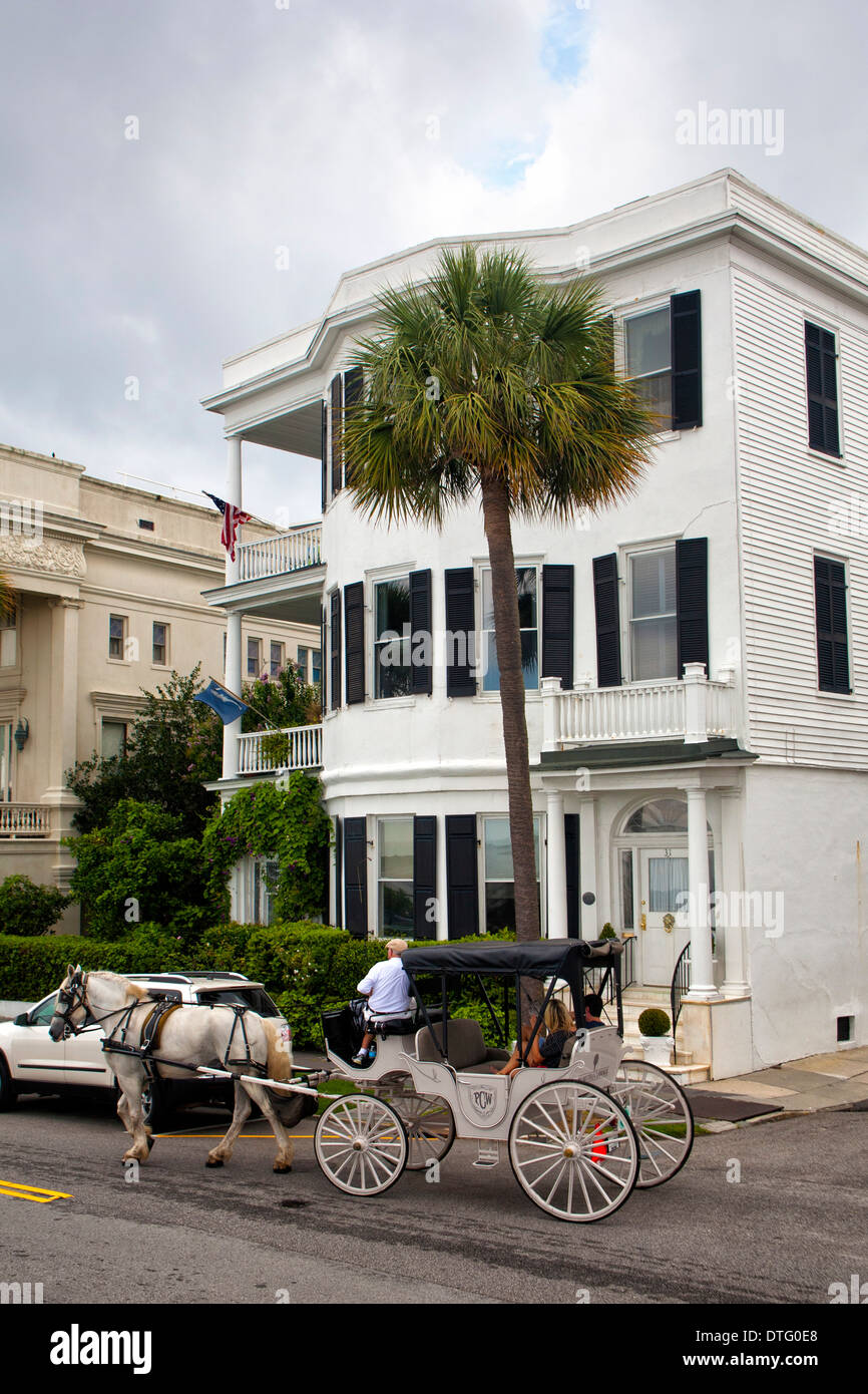 Historic Mansions in Charleston, South Carolina Stock Photo Alamy