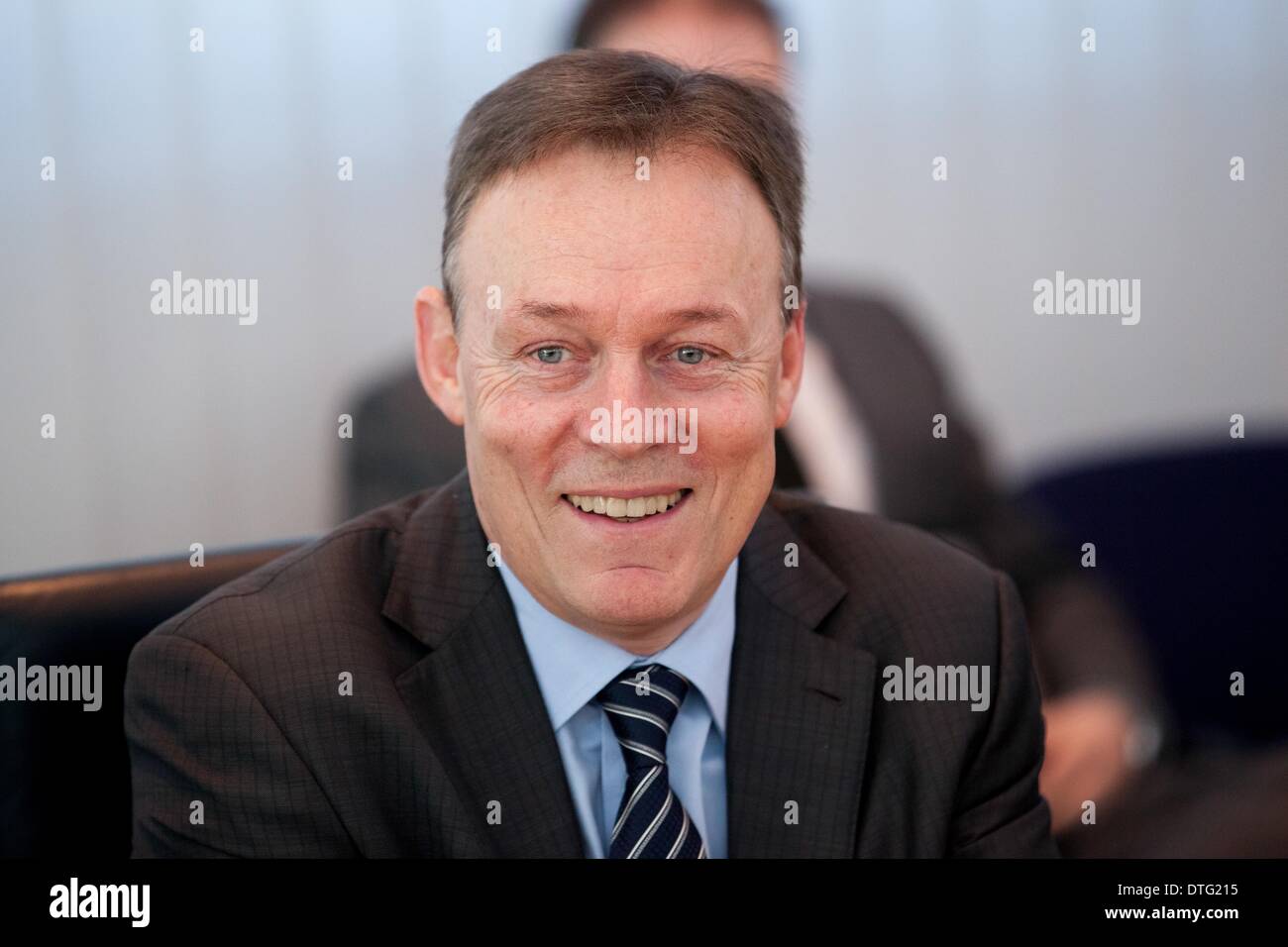 Berlin, Germany. 17th Feb, 2014. SPD party leadership meeting at Willy Brandt Haus in Berlin. / Picture: Thomas Oppermann (SPD), Lider of the SPD Parliamentary Group. Credit:  Reynaldo Paganelli/NurPhoto/ZUMAPRESS.com/Alamy Live News Stock Photo