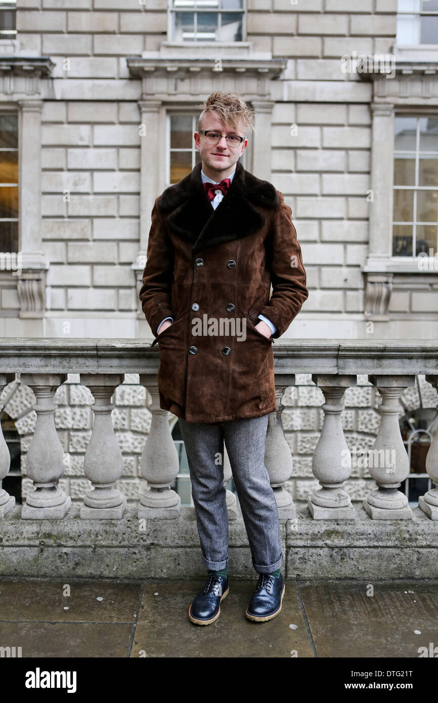 London, UK. 15th Feb 2014. Michael Kitchin at Somerset House in London - Feb 14, 2014  Credit:  dpa picture alliance/Alamy Live News Stock Photo