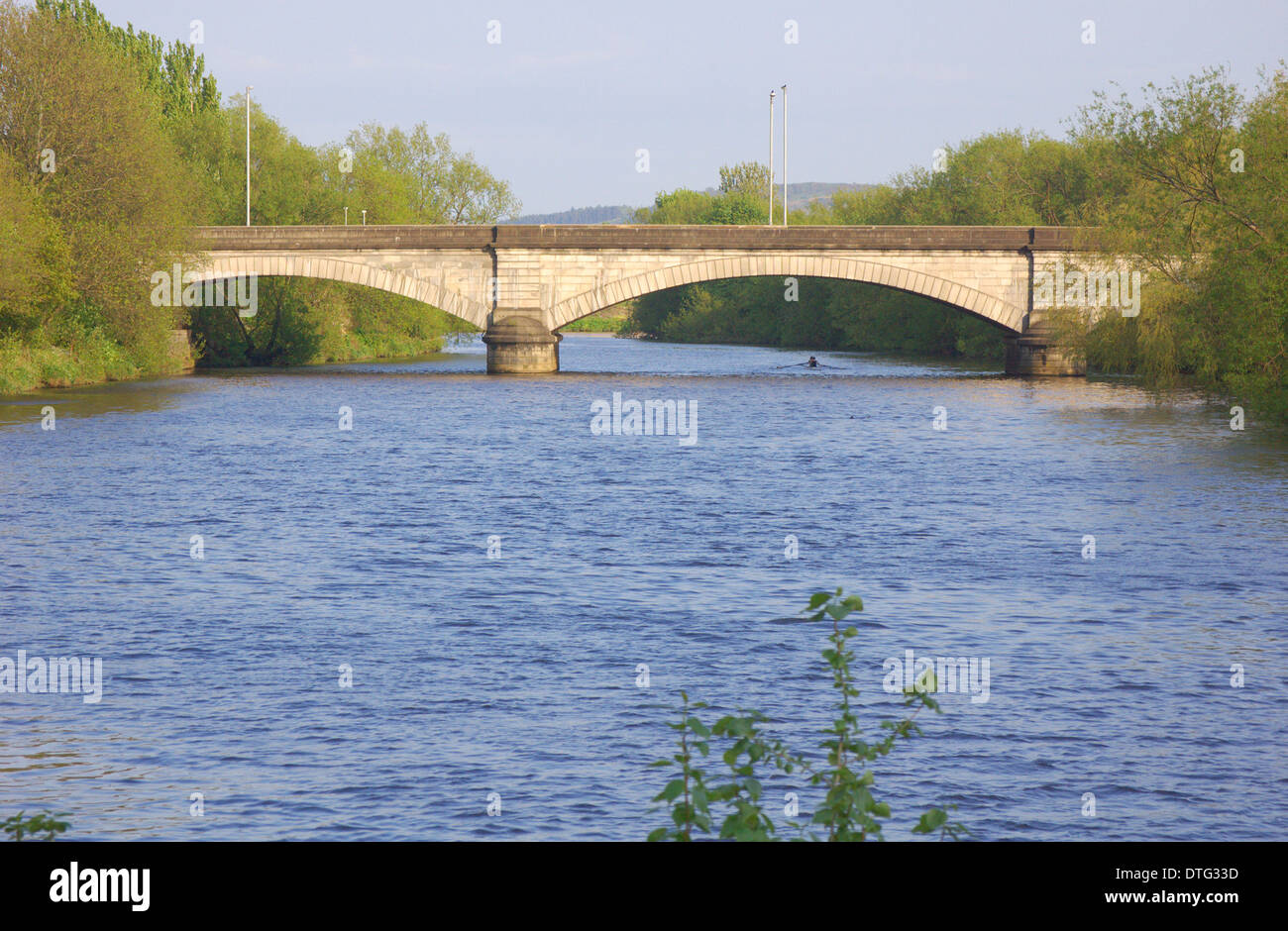 Shawfield Bridge over the River Clyde in Glasgow, Scotland Stock Photo