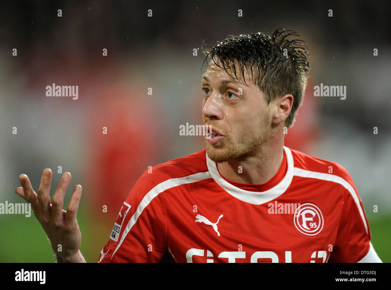 Andreas 'Lumpi' Lambertz (F95) of German Football Bundesliga Club Fortuna Duesseldorf (Dusseldorf) Stock Photo