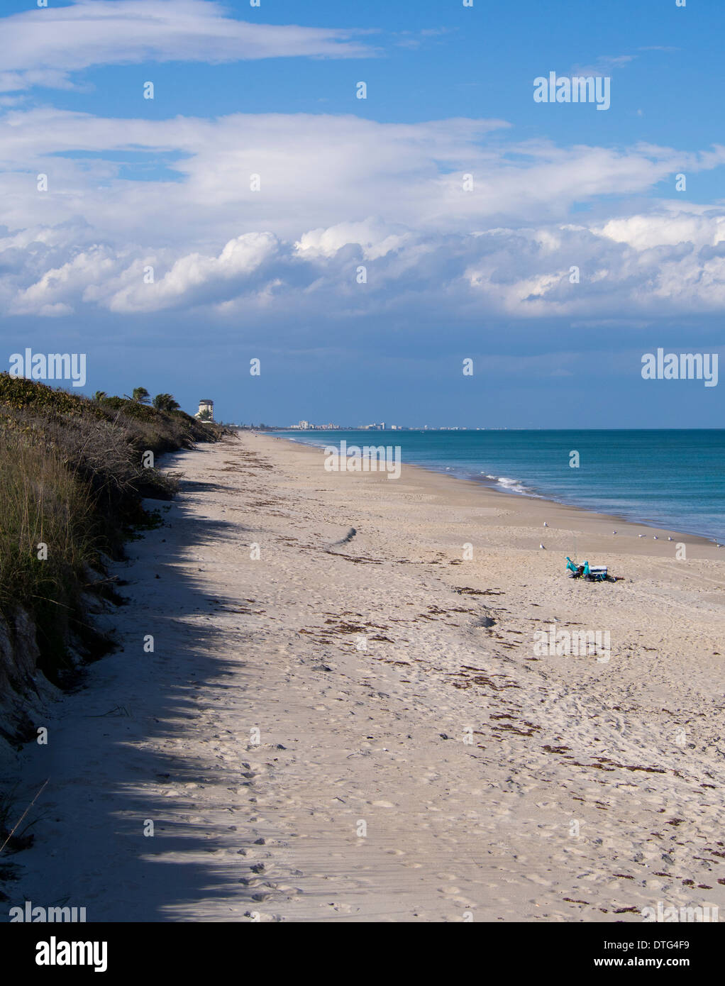 Florida at Melbourne Beach on the Atlantic Ocean Stock Photo Alamy