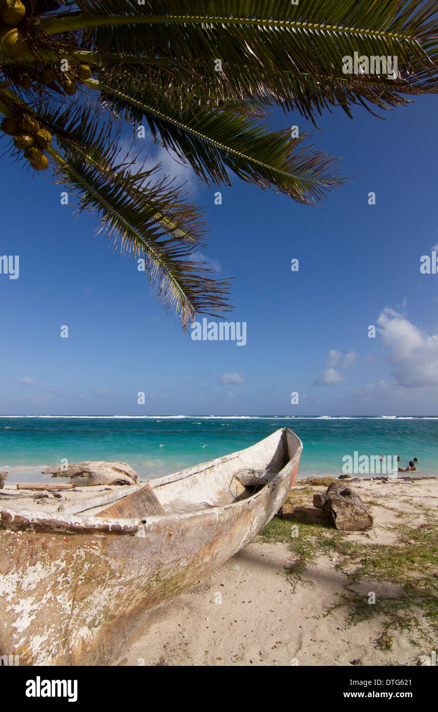 San Juan beach of San Andres island, Colombia Stock Photo