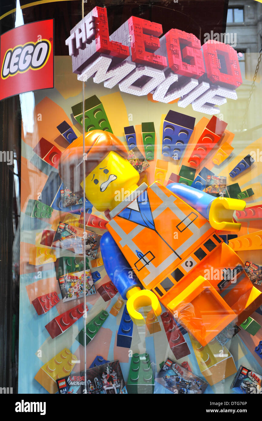Regent Street, London, UK. 17th February 2014. Hamley's Toy Shop window