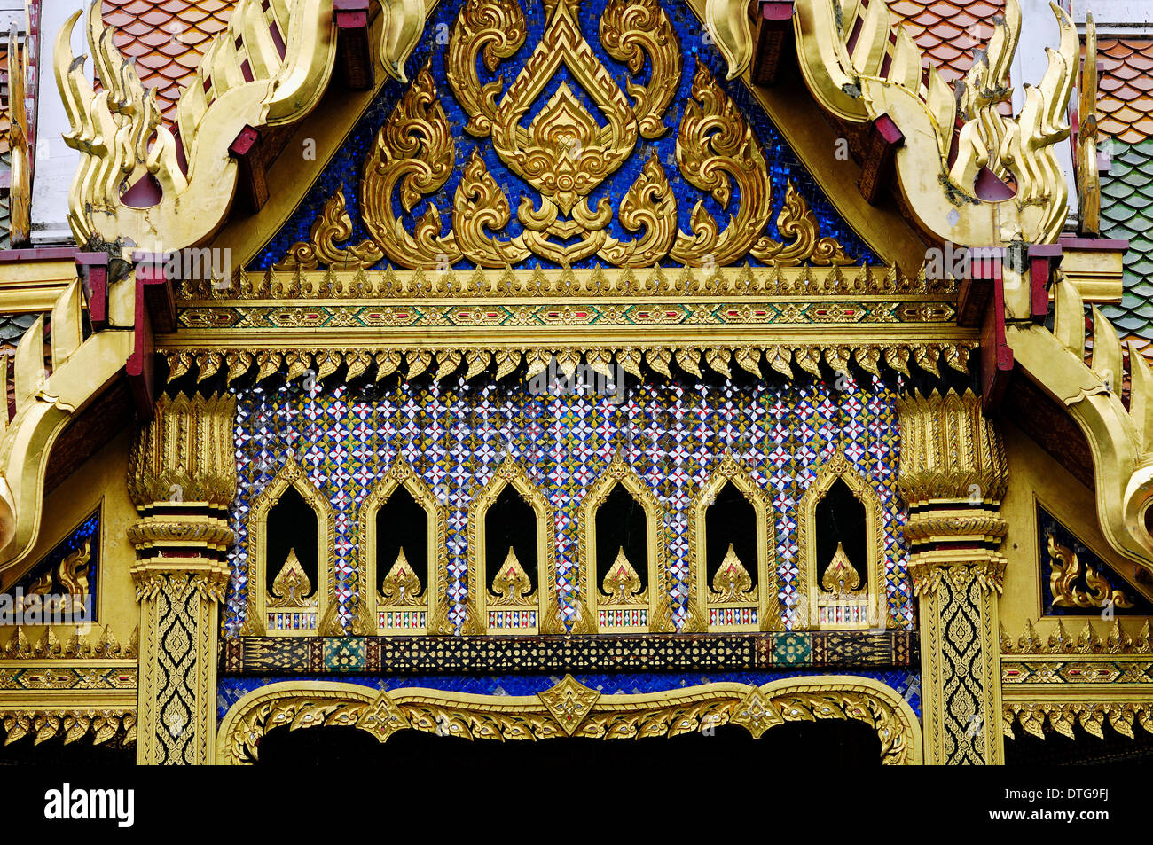 Thai-Sala, Thai pavilion, Westpark, Munich, Bavaria, Germany Stock Photo