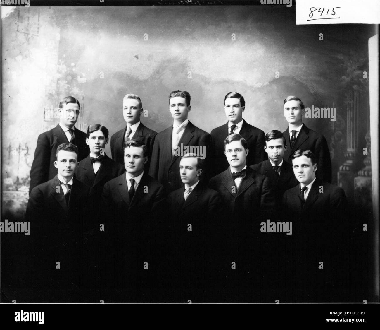 Pan-Hellenic Council group portrait 1908 Stock Photo - Alamy