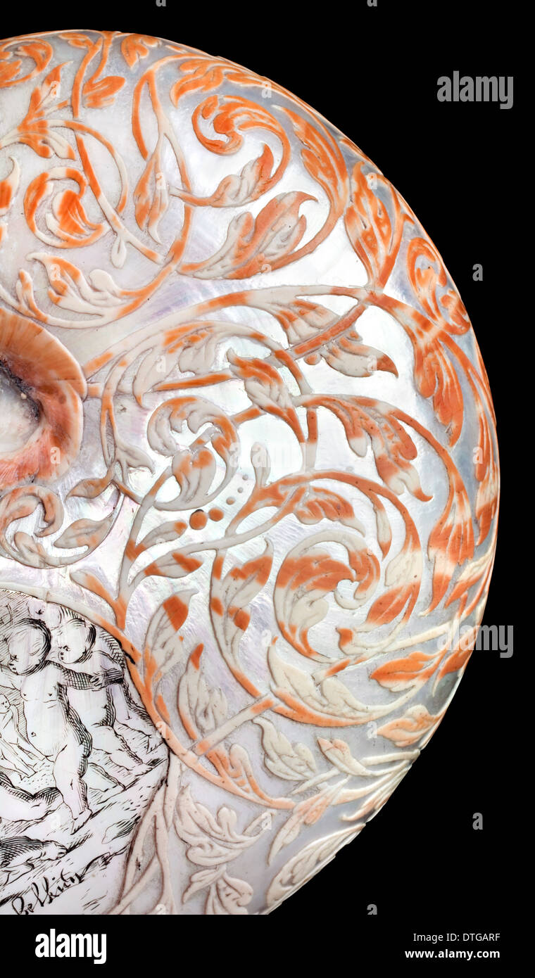 Hans Sloane’s nautilus shell Stock Photo