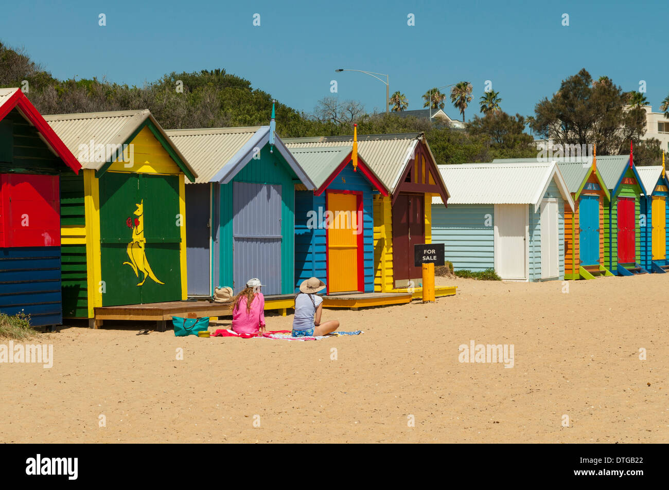 Brighton Beach Huts, Melbourne, Victoria Stock Photo Alamy