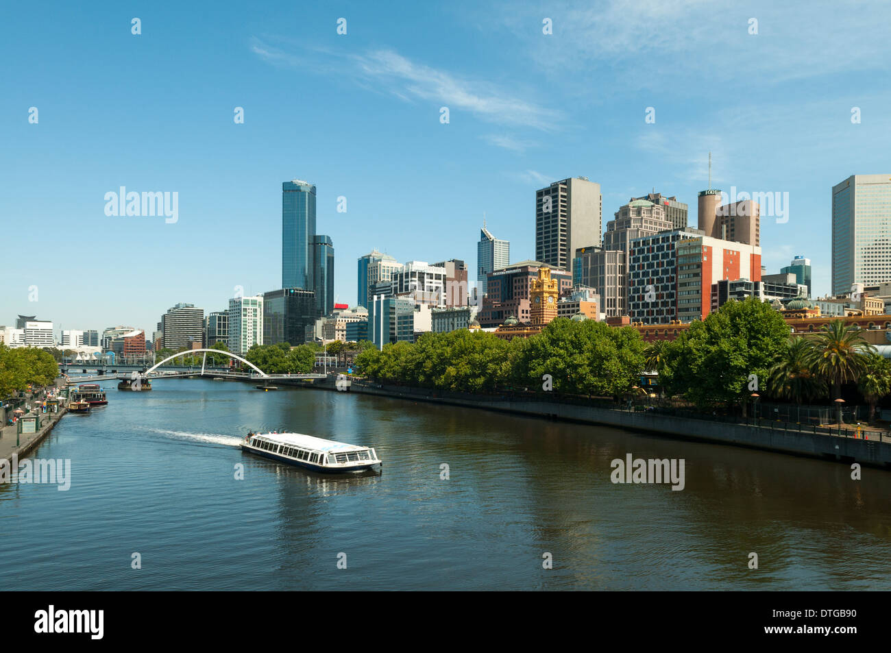 Yarra River, Melbourne, Victoria, Australia Stock Photo
