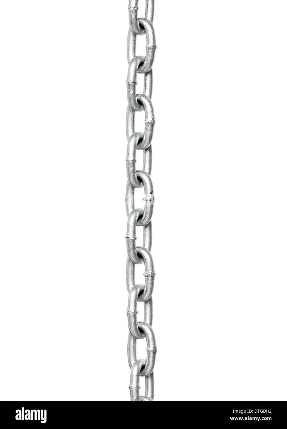 Metal chain close-up on white background Stock Photo - Alamy