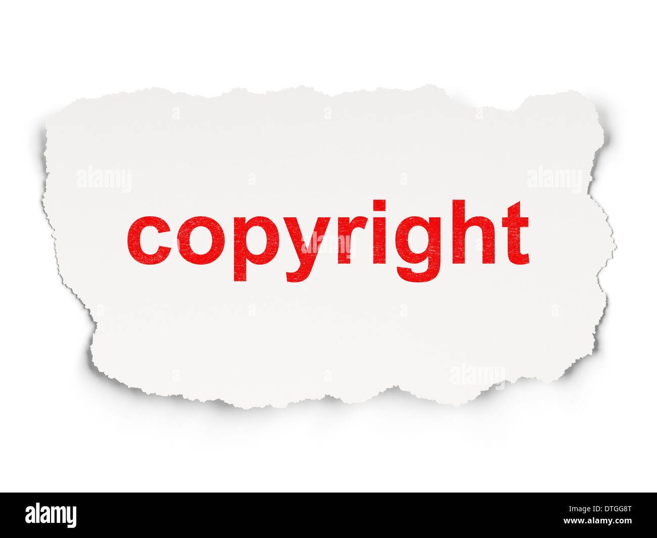 Law concept: Copyright on Paper background Stock Photo