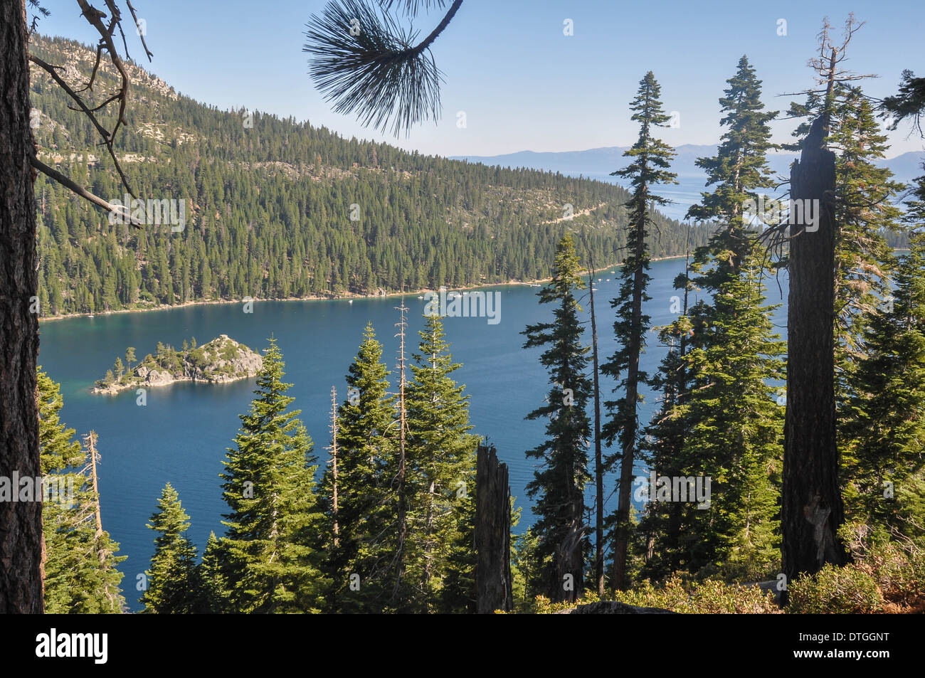 Fannette Island in Tahoe lake; Serra Nevada; Usa Stock Photo