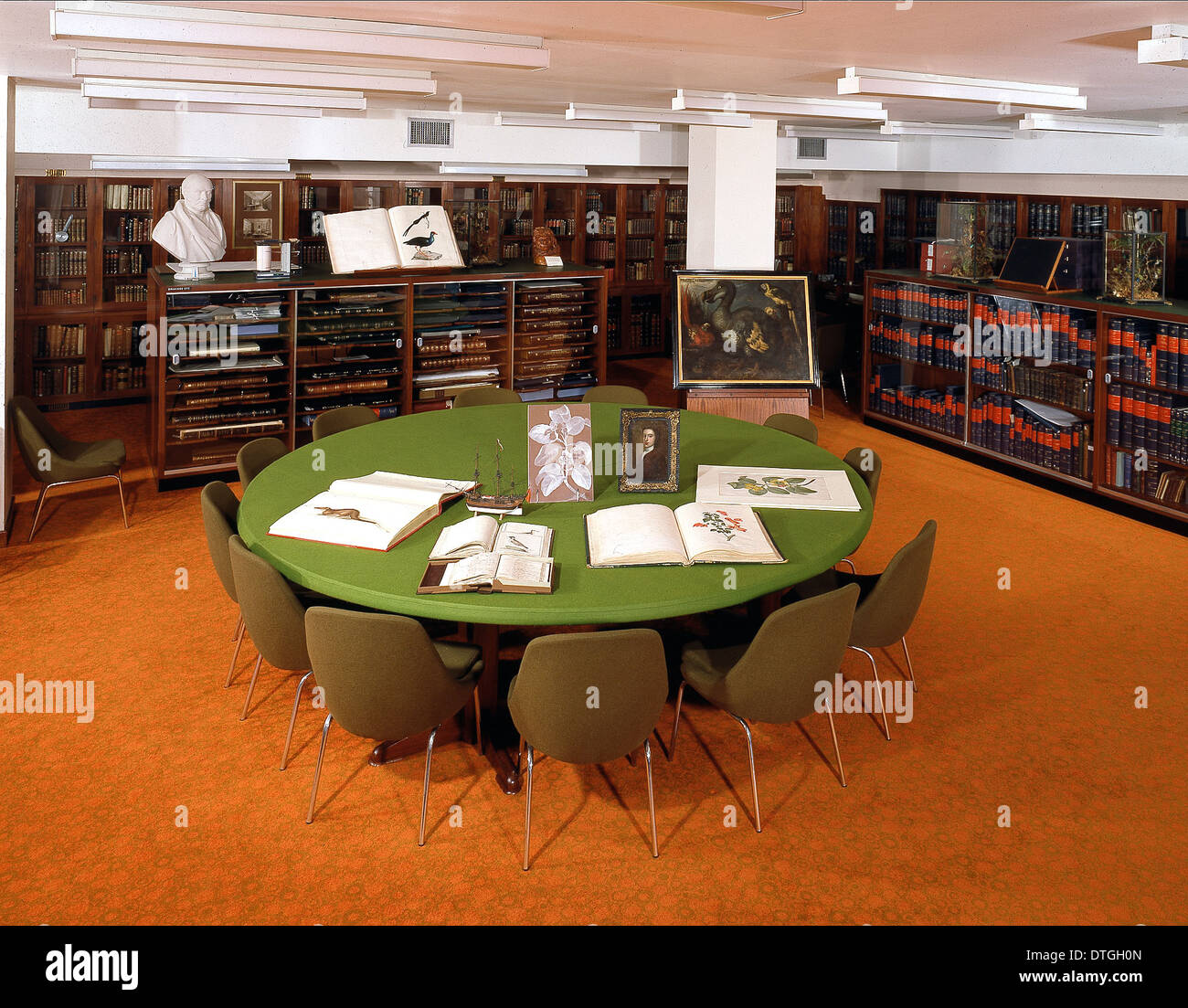 The Rare Book Room At The Natural History Museum London
