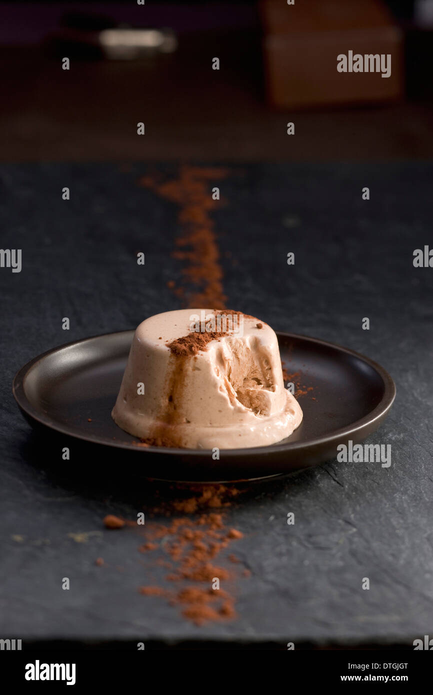 Chocolate ice cream Parfait Stock Photo - Alamy