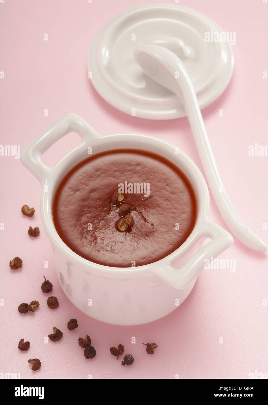 Peppery tomato sauce Stock Photo